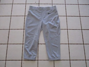 NEW Nike Softball Pants Womens Size Medium Gray Stock Vapor Select DX8178-052 M - Picture 1 of 16