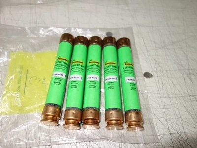 Lote de 5x * COOPER BUSSMAN FRS-R-20 FUSETRON TIME DELAY FUSETRON 20AMP 600VAC * NUEVO Foto 1 de 2