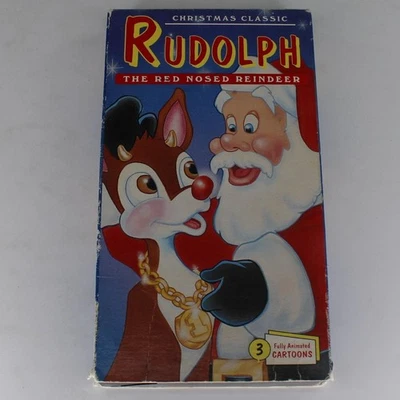 Rudolph The Red-Nosed Reindeer VHS 1993 Christmas Classic GoodTimes - Image 1 of 4
