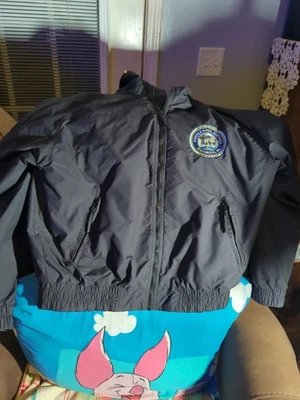 NORFOLK NAVAL SHIPYARD-VIRGINIA EMBROIDERED Lined  Medium JACKET Mens - Image 1 of 4