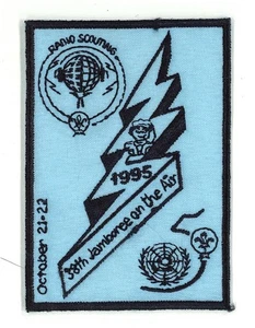 1993 Jamboree On The Air - MALAYSIA / MALAYSIAN SCOUTS JOTA SCOUT Patch ~ RARE - Picture 1 of 2
