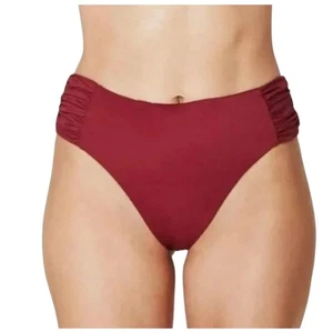 Neu Andie Swim The Ruched Side Bottom Größe Small Trüffelrot AB382 1641-15 - Bild 1 von 8