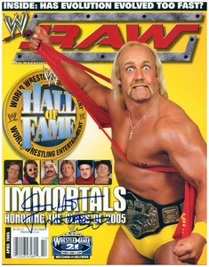 RARE! Original WWE MULTI-SIGNED X2 April 2005 HULK HOGAN WWF Wrestling Magazine - Picture 1 of 6