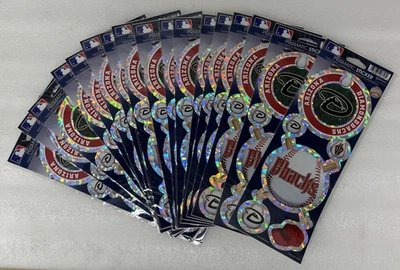 Lot of 16 2013 MLB Arizona Diamondbacks Prismatic Stickers by Wincraft - Image 1 of 2