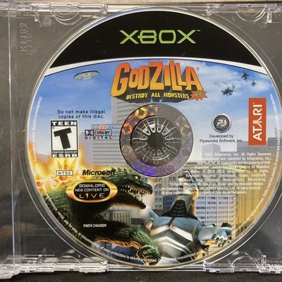 Godzilla: Destroy All Monsters Melee (Microsoft Xbox, 2003) Disc Only - Image 1 of 2