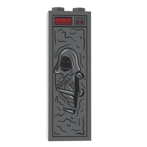 LEGO® Ladrillo 1x2x5: Criminal en Carbonita (impresión personalizada) - Imagen 1 de 7