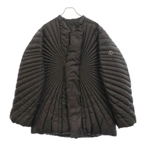 MONCLER 23AW x Rick Owens Radiance Flight Down Jacket Black I209N1A00001 Used f2 - Picture 1 of 6