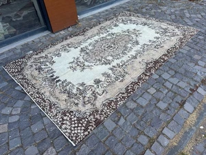 Türkischer Teppich, Vintage Teppich, Großer Teppich, Wollteppich, Handgefertigter Teppich, Carpet 6,1 x 9,8 ft - Bild 1 von 10