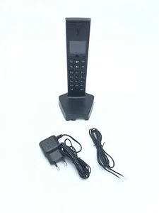 Philips DECT Telefon M3551B/38 Linea V - Schnurlos mit AB, 50 Namen, Schwarz - Zdjęcie 1 z 6