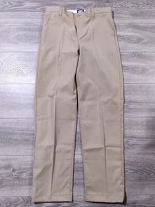 Lands End Pants Boys Size 20 Khaki Beige School Uniform Bottoms 30" Inseam - Picture 1 of 8