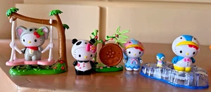 Vintage Hello Kitty Bandai Dream World Set of 3 Penguin, Panda and koala - Picture 1 of 10