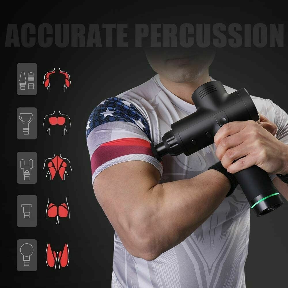 Professional Athlete Deep Massage Gun with 6 Head and 20 Speed  - USA SHIPPER!!!