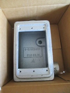 OZ Gedney FS box, CHOOSE Right or Left, FSR-1-75 OR FSL-1-75. 2 each type avail - Picture 1 of 4