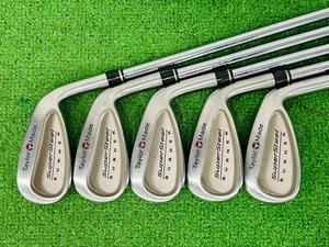 Taylormade Burner Super Steel Iron set 3-9+PW+AW+SW RH Light Weight Stiff EL187 - Picture 1 of 9