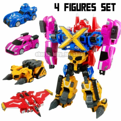 MiniForce X Ranger Vehicle Robot Car Bot 4 in 1 Combiner Model Figure - Image 1 of 4