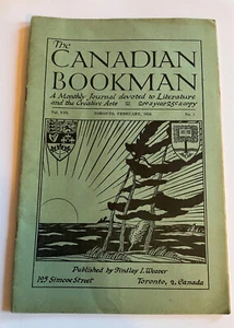 Canadian Bookman Magazine Literature Creative Arts Antique Journal Feb 1926 20s - Bild 1 von 6