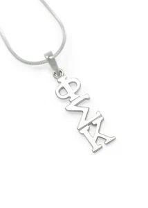 Lavaliere Phi Sigma Kappa de plata de ley ¡¡NUEVO!!! - Imagen 1 de 1