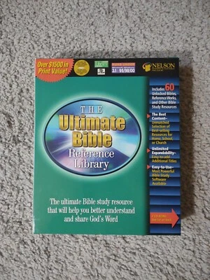 Nelson The Ultimate Bible Reference Library (PC CD-ROM, 2002) Windows 98/2000 - Image 1 of 4
