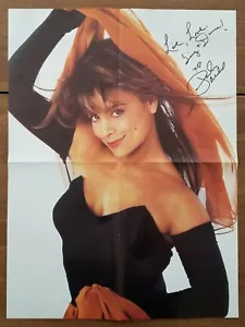 Paula Abdul Signed Big 17"x23" Magazine Poster RARE RAD - Picture 1 of 1