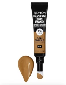 Revlon ColorStay Skin Awaken 24 HRS 5-in-1 Concealer ~ 076 Caramel - Picture 1 of 4