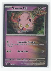 Pokemon Temporal Forces Scream Tail - 077/162 - Cosmos Holo EXCLUSIVE - Picture 1 of 1