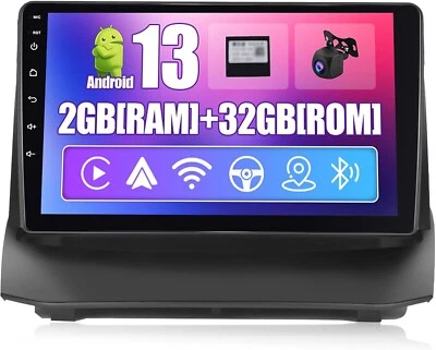NHOPEEW 2+32G 9" Radio Android per Ford Fiesta 2009-2017 gps carplay androidauto - Immagine 1 di 4