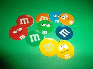 Pre Cut One Inch CHOCOLATE CANDY Bottle Cap Images! FREE SHIP - Picture 1 of 1