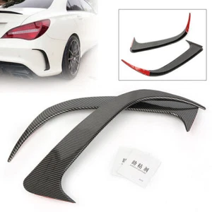Carbon Fiber Rear Bumper Splitter Side Fins Fit Mercedes-Benz CLA200/220/CLA250 - Foto 1 di 7