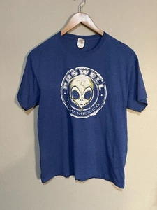 Roswell New Mexico UFO Grafik T-Shirt Blau Alien Top - Bild 1 von 4