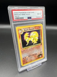 Pokemon Karte - BROCK´S NINETALES 3/132 Holo Gym Challenge - EN - PSA 8 NM-MINT - Bild 1 von 2