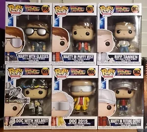 FUNKO POP BACK TO THE FUTURE CHOOSE YOUR POP DOC MARTY BIFF POP! MOVIES - Picture 1 of 4