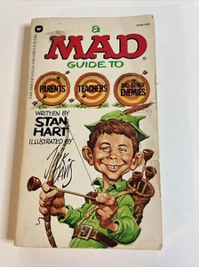 MAD Magazine GUIDE to PARENTS TEACHERS & ENEMIES SAMPLE PAPERBACK PROOF COVER - Picture 1 of 6