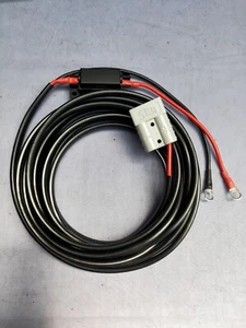Power cable Anderson Plug To 8 mm cable lugs inline midi fuse various lengths - Picture 1 of 7