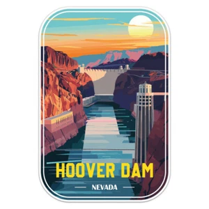 Adesivo Nevada Hoover Dam Auto Paraurti Decalcomania Vinile - Foto 1 di 6