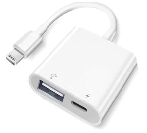 2 in 1 8-PIN to USB 3.0 OTG Adapter for iPhone Connect USB Flash Drive, Camera - Photo 1 sur 6