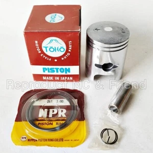 Pistón Kawasaki KD100 KH100 KM100 KV100 + anillos + juego de pines OS 1.00 (Japón) - Imagen 1 de 6