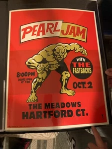 Pearl Jam Ames Brothers Hartford Meadows 10/2/96 Rare Limited To 400 - MINT - Picture 1 of 10