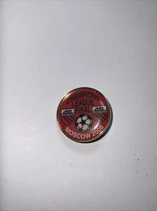 Manchester United Man Utd Vs Chelsea  2008 Champions League Cup Final Pin Badge - Picture 1 of 3