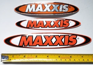 Lot MAXXIS TIRES MOTORCYCLE MOTOCROSS ATV QUAD BMX BICYCLE SCOOTER Kart STICKERS - Picture 1 of 3