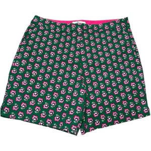 Boden Richmond Floral Shorts WJ054 Green Pink EUC Size US 10 - Picture 1 of 6