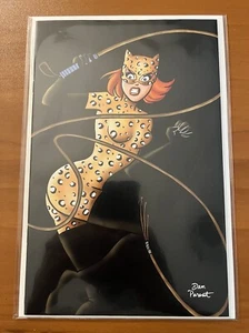 Archie JOSIE PUSSYCATS ANNIVERSARY DC Catwoman Homage Leopard Print Suit Whip - Picture 1 of 1