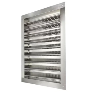GAF Master Flow 12 x 18 pulgadas Persiana de pared de aluminio ventilación estática en molino paquete de 12 - Imagen 1 de 4