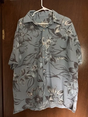 Local Motion Hawaiian Shirt - Tropical / Floral Made in USA - Image 1 of 2