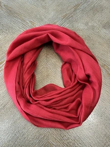 Infinity Scarf Red 21” x 71” 100% Polyester - Picture 1 of 5
