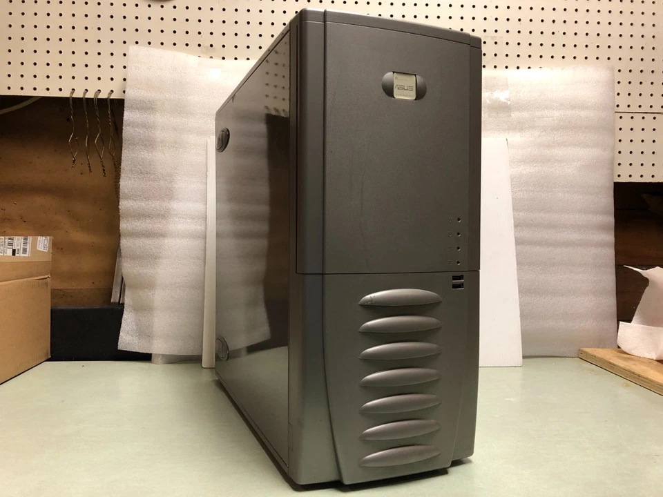 Estuche para computadora Antec Solution SLK3700AMB gris torre media ATX mediados de la década de 2000 - usado Foto 1 de 4