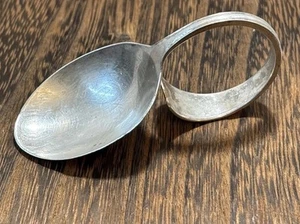 RLB Baby’s Curled Handle Spoon Rogers Lunt & Bowlen Sterling Silver Vintage - Picture 1 of 7