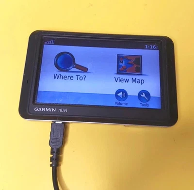 GARMIN NUVI 755 PORTABLE AUTOMOTIVE GPS NAVIGATOR 3D BUILDING VIEW TOUCHSCREEN - Image 1 of 4