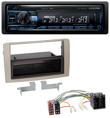 Alpine USB Bluetooth DAB MP3 Autoradio für Lancia Musa (ab 2005) - Bild 1 von 4