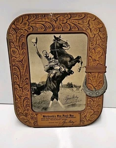 Gene Autry Doublemint Kaugummispeicher Display Hitchcock's Meeresfrüchte Bar 12" 9 1/2" - Bild 1 von 5