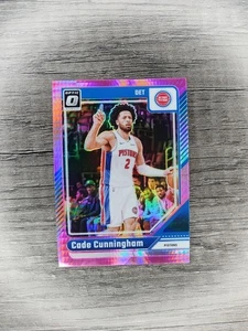 2024-25 Optic Basketball #26 - Pink Velocity - Cade Cunningham - Pistons - Picture 1 of 2